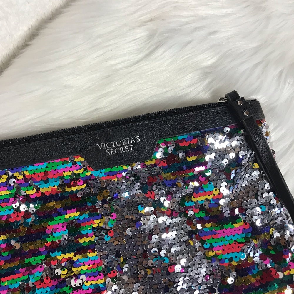 Victoria's Secret Multicolor Sequin Clutch - Picture 2 of 5